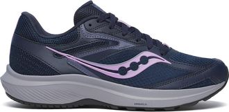 Saucony Womens, Cohesion 17 Running Shoe, Navy/Heather, 6.5 UK
