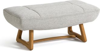 AM.PM Voetenenbank versie eik en m&ecirc;lee stof, Lafar