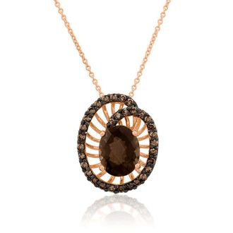 Le Vian Ladies Semi Precious Fashion Pendant in 14k Strawberry Gold
