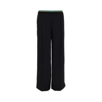 Plan C Wide Trousers - female - PLAN C - Wide Trousers - Black - M - Trousers