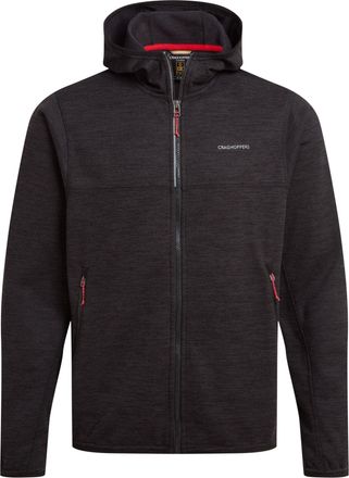Craghoppers Mens Travos Full Zip Fleece Top (Black Pepper Marl) - Size X-Large