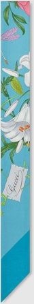 Gucci Printed Silk Twill Ribbon, Blue