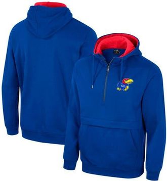 Colosseum Mens Colosseum Royal Kansas Jayhawks Half-Zip Hoodie at Nordstrom, Size Xx-Large