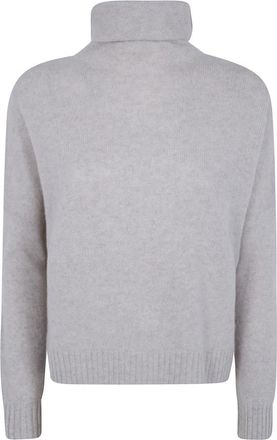 Kujten Tila Turtle Neck - Dames - Cashmere truien - Grijs - M - Wol - Truien & Vesten