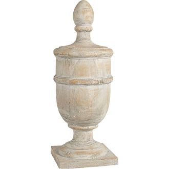 A & B Home Chester Finial Decorate Tabletop Accent Decor in Cream at Nordstrom Rack