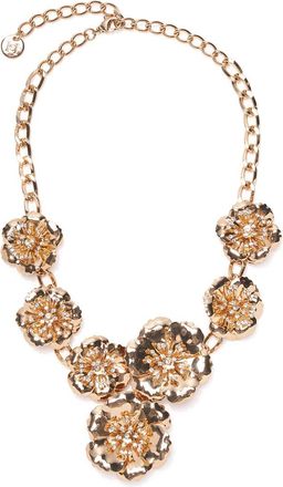 Carolina Herrera CZ Flower Necklace