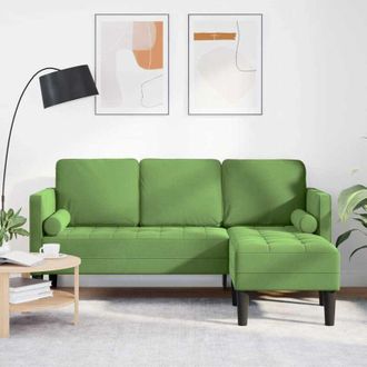 vidaXL Vidaxl - Juego De Sof&aacute; Verde Claro 173 X 131 X 67 Cm Terciopelo
