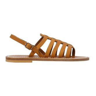 K.Jacques K.jacques, Schoenen, unisex, Beige, 36 EU, Leer, Homere Leren Sandalen