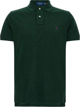 Polo Ralph Lauren Custom Slim Fit Poloshirt - Heren - Polos - Groen - S - Katoen - Tops