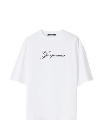 Jacquemus White Minimalist Crew Neck Tee