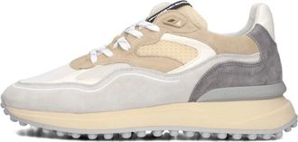 Floris Van Bommel Schoenen, Heren, Beige, 42 EU, Leer, Stijlvolle Lage Sneakers