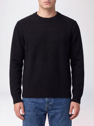 Soft Goat Maglia girocollo in puro cashmere 100% con bordi a costine