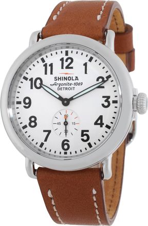 Shinola Runwell Quartz White Dial Mens Watch S0110000109
