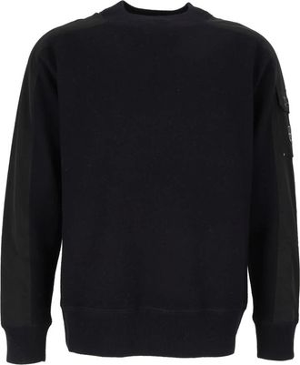 Murphy & Nye Crewneck Sweater - Heren - Sweatshirts - Blauw - L - Wol - Hoodies & sweatvesten