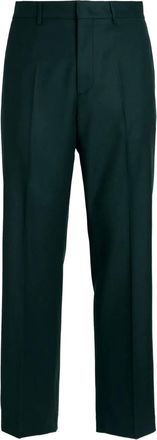 Etro pleated wool trousers - Green