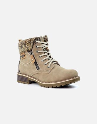 Lunar Womens Lunar Millie Stone Waterproof Boot GLB123 - Brown