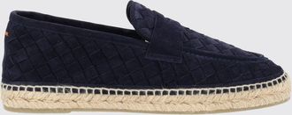 Castaner Espadrillas da uomo in pelle scamosciata con traversina e suola in gomma