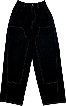 Obey Baggy Denim Jeans Zwart - Dames - Regular Fit Jeans - Zwart - W31 - Denim - Jeans