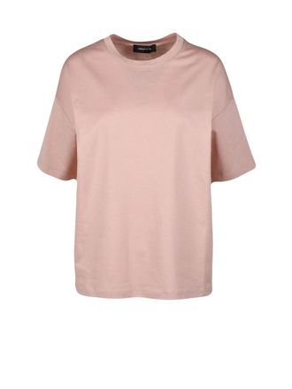 Fabiana Filippi Boxy-Fit Cotton T-Shirt With Crew Neckline