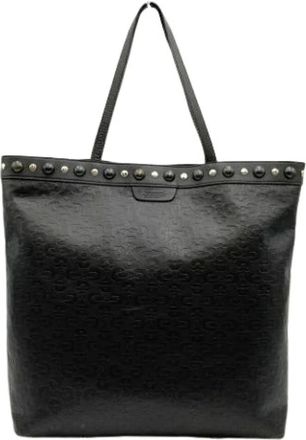 Gucci Pre-owned Tote Bags, female, Brown, Size: ONE SIZE Pre-owned Leather Tote Bag