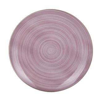 KASANOVA Piatto piano porcellana viola 26,7 cm Petali