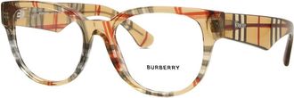 Burberry Demo Oval Ladies Eyeglasses BE2410 4122 53