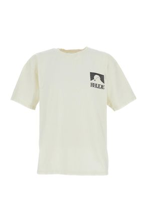 Rhude Vintage White Relaxed Fit T-Shirt