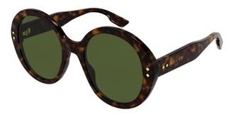 Gucci GG1081S 003 Womens Sunglasses Tortoiseshell Size 54 - Free RX Lenses - Free RX Lenses