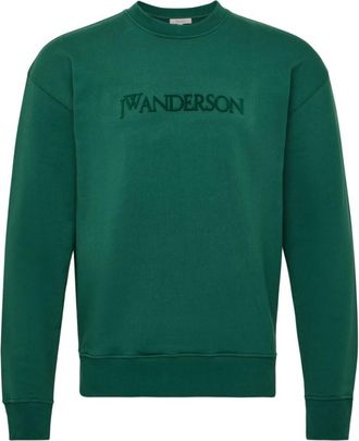 J.W.Anderson Green Embroidered Logo Sweatshirt