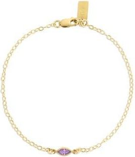 Set & Stones Marquise Birthstone Bracelet in Gold /June at Nordstrom