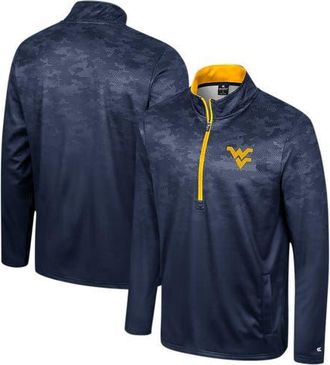 Colosseum Mens Colosseum Navy West Virginia Mountaineers The Machine Half-Zip Jacket at Nordstrom, Size Medium