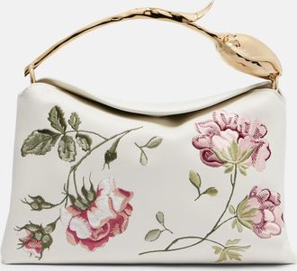 Erdem Bloom Medium floral leather top-handle bag