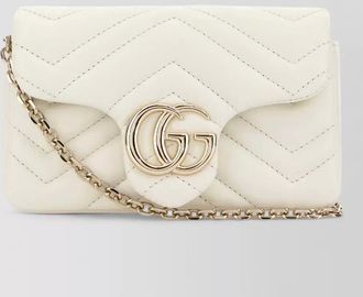 Gucci mini gg marmont leather shoulder bag