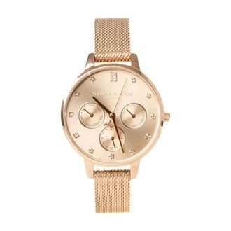 Olivia Burton Demi Multifunction Mesh Watch - female - Olivia Burton - Watches - Yellow - ONE SIZE - Accessories