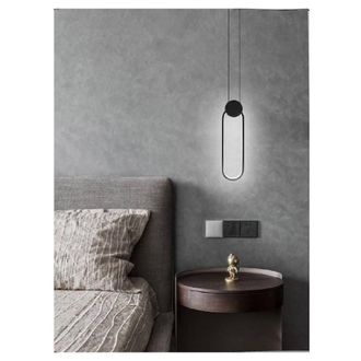 Trade Shop Trade Shop Traesio - Trade Shop - Lp-03 Led Sospension Modern Metal Blue 14w Luz 3000k 4000k 6500k Lp-03