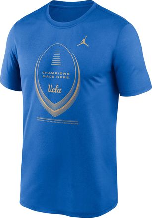 Nike Jordan Mens UCLA Primetime Football Icon Legend Jordan Brand Dri-FIT College T-Shirt in Blue | NKGK44UUCL-BE2