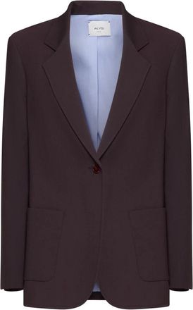 Alysi Rode Monopetto Jas - Dames - Blazers - Rood - M - Polyester - Jassen