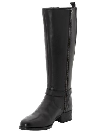 Sheego Weitschaftstiefel SHEEGO, Damen, Gr. 40, XXL-Schaft, schwarz, Glattleder, Leder, Schuhe Weitschaftstiefel