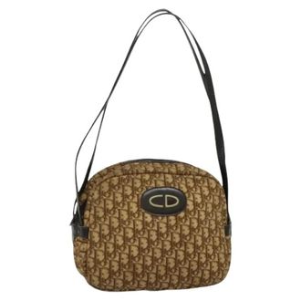 Dior Pre-owned Cross Body Bags, female, Brown, Size: ONE SIZE Pre-owned Canvas Shoulder Bag