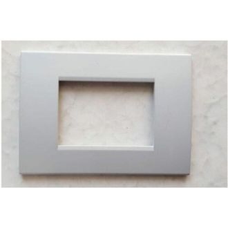 Trade Shop Trade Shop - Placca Placche Placchete Compatibili Living Light In Abs 3 4 7 Posti Colorate - Light Grey