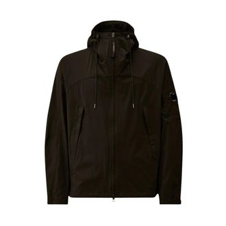 C.P. Company Light Jackets, male, Black, Size: XL Pro-Tek Hooded Jacket