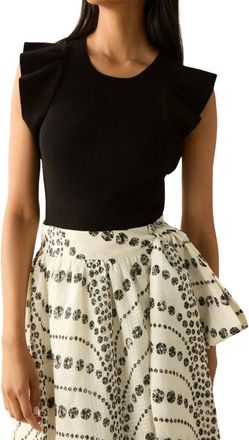Marie Oliver Rory Top In Black