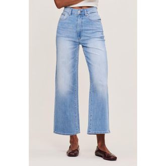DL1961 Hepburn High Waist Ankle Wide Leg Jeans in Ramer Dl Softwear at Nordstrom Rack, Size 25