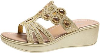 Generic WKAYsIV Shoes Women Sandals Heels Causal Drop Slope Bohemian Wave Womens Heel Slippers Water Shoes Sandals Wedges Shoes Point Style Casual Womens Sand