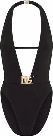 Dolce & Gabbana Dames, Badkleding, Zwart, Maat: XL