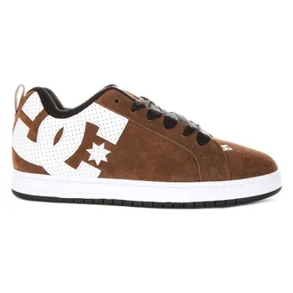 DC Court Graffik Low-Top Shoe - male - DC Shoes - Sneakers - Brown - 10 UK - Shoes
