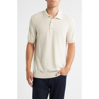 BOSS Iannotti Cotton Blend Polo in Open White at Nordstrom Rack, Size Xx-Large