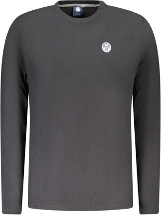 North Sails Hombre, Camisetas, Negro, Talla: L