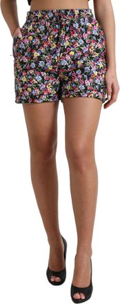 Dolce & Gabbana Bloemenprint Shorts Met Elastische Taille