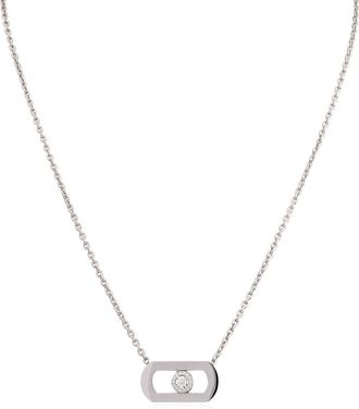 Messika So Move 18k White Gold Diamond Necklace